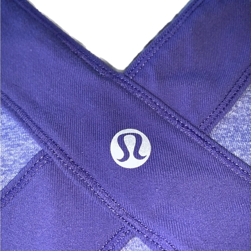 Lululemon Purple Wrap Tank - Picture 4 of 7
